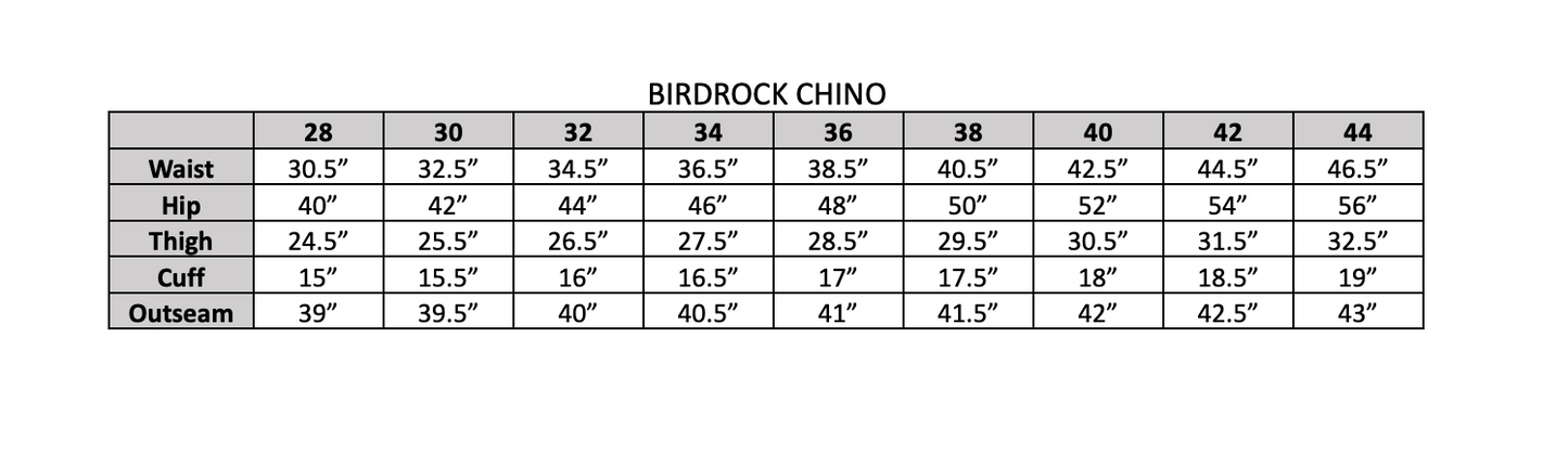 The Birdrock Chino