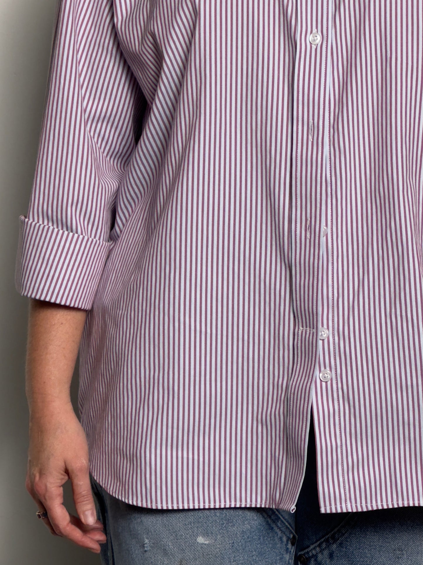 The Art Smock (Cranberry-Blue Bengal)