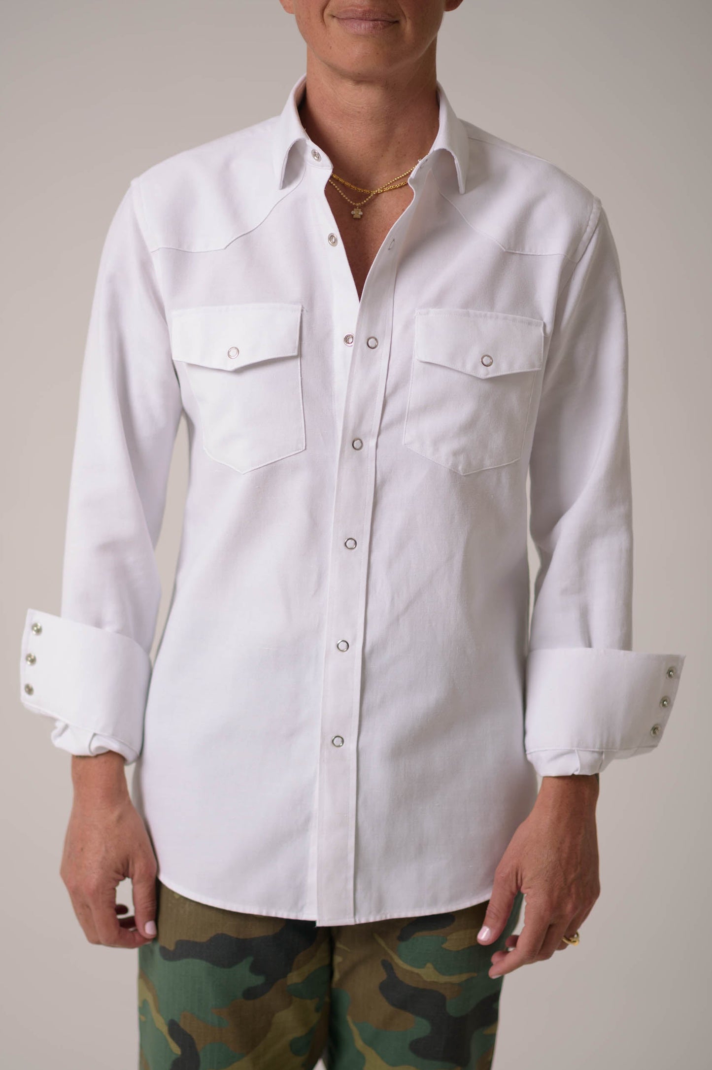 The Deepwell Western Linen Shirt