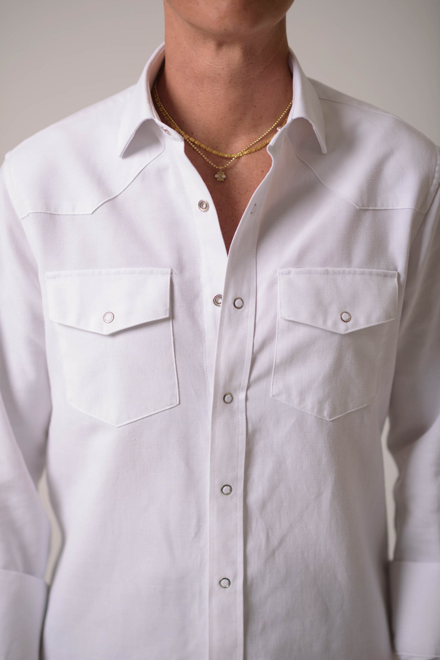 The Deepwell Western Linen Shirt