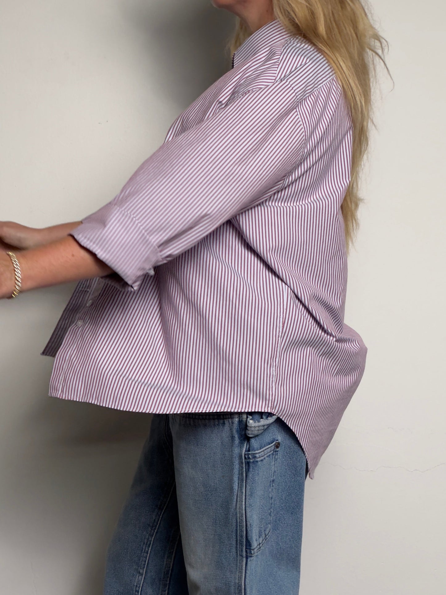 The Art Smock (Cranberry-Blue Bengal)
